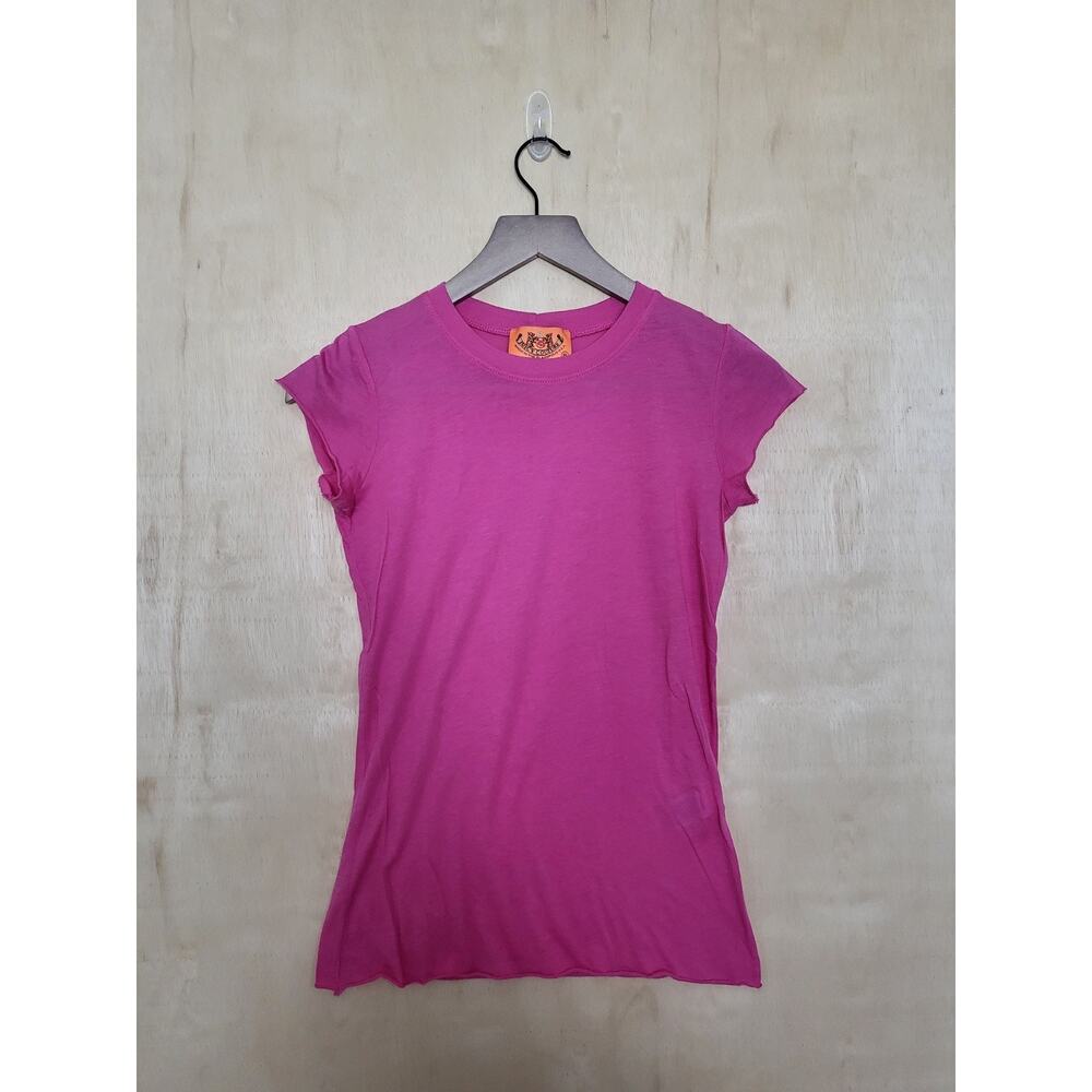 Size:S Juicy Couture Vintage Women’s Tee Shirt Pink Short Sleeve Y2k Vintage